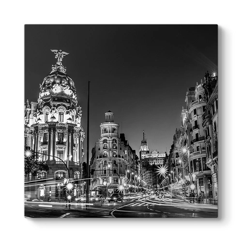 Madrid Grand Via Tablosu - Model 3